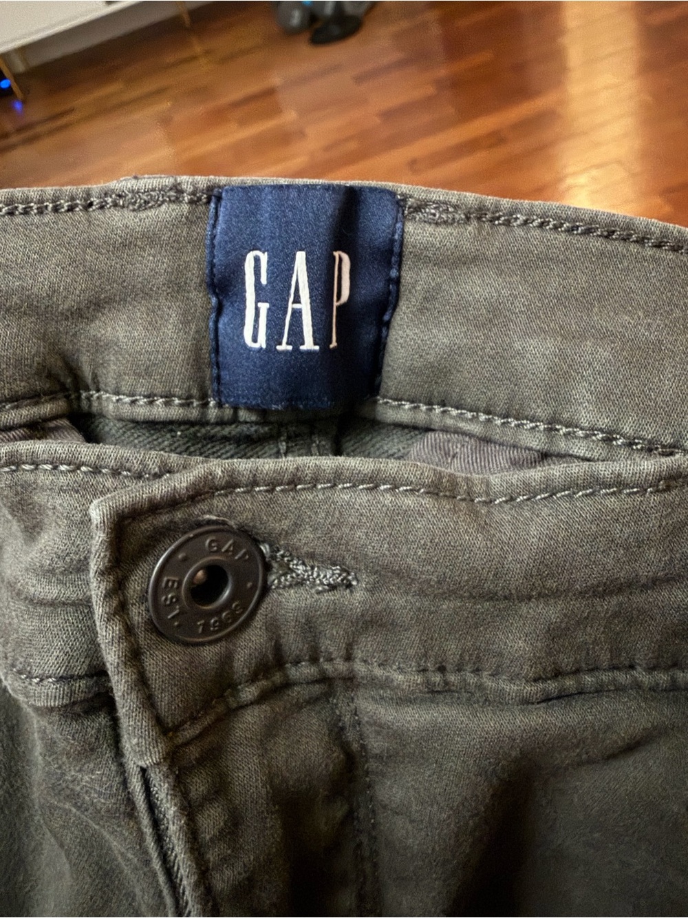 GAP Women's Grey Skinny Jeans Pants Size 10 - Picture 7 of 7